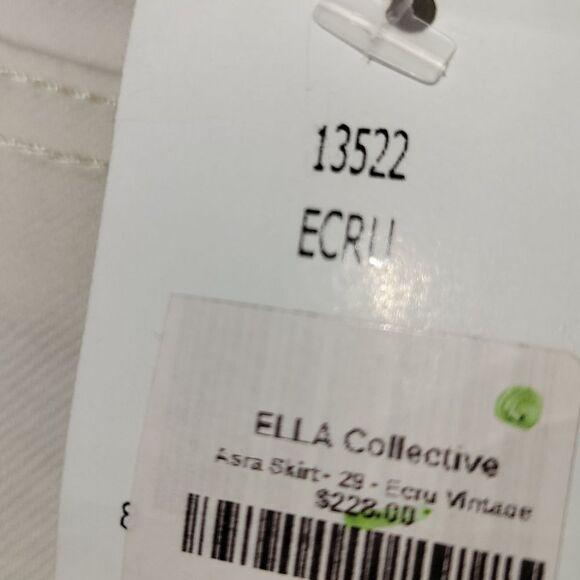 Dl1961 Asra Maxi Skirt ECRU Size 29 Nwt - Picture 7 of 9